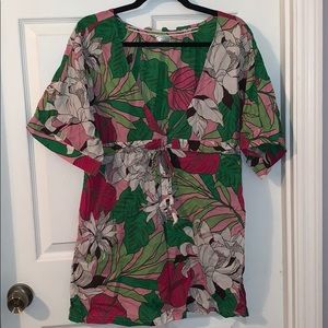Tunic, Caftan, or swim cover up: large